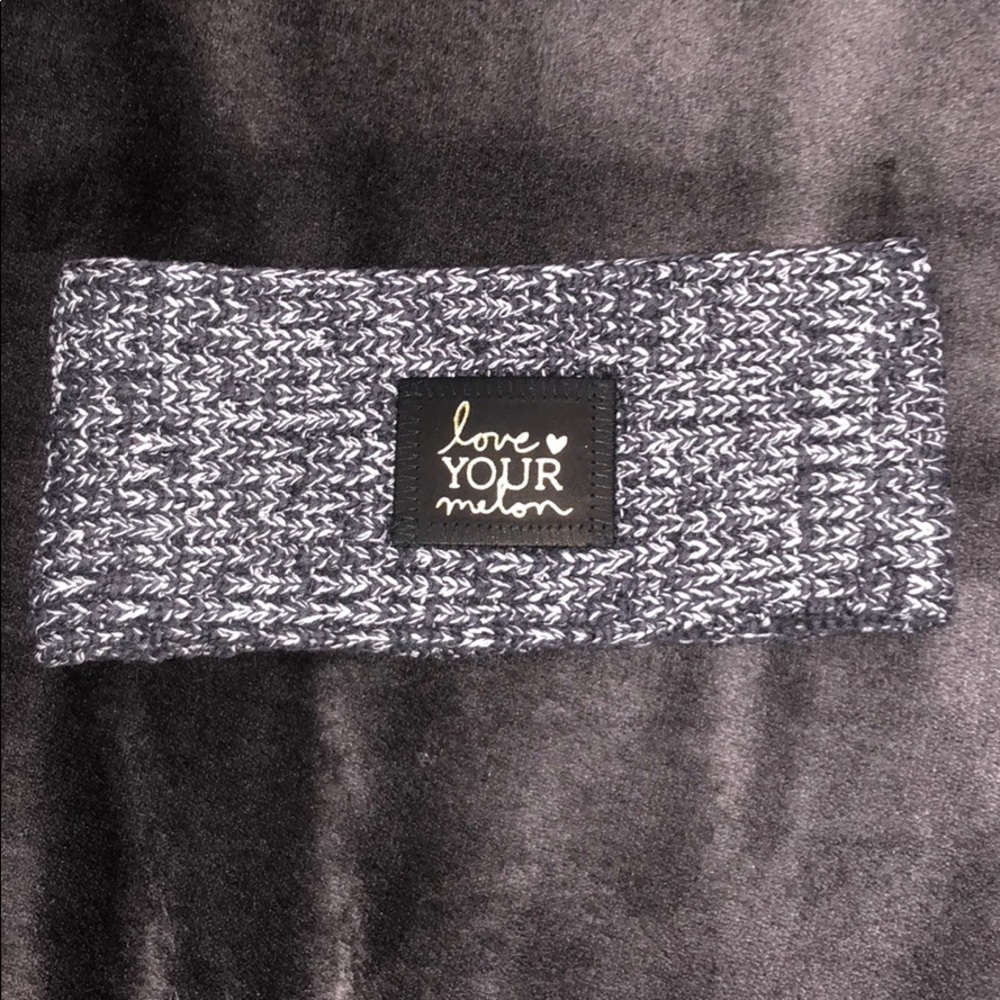 Love Your Melon charcoal and white gold foil